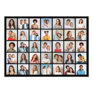 Erstellen Sie Ihre eigene 35 Foto Collage Foto Erw