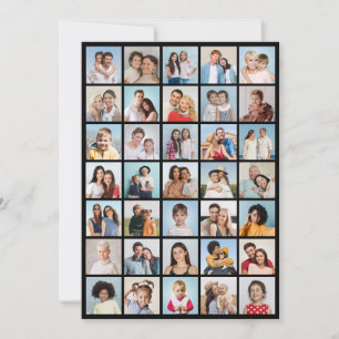 Erstellen Sie Ihre eigene 35-Foto-Collage  Mitteilungskarte