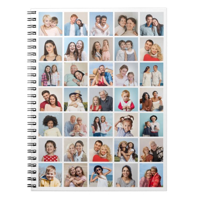 Erstellen Sie Ihre eigene 35-Foto Collage Notizblock (Vorderseite)