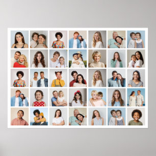Erstellen Sie Ihre eigene 35-Foto Collage Poster