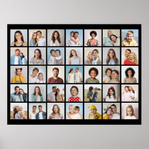 Erstellen Sie Ihre eigene 35-Foto Collage Poster
