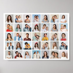 Erstellen Sie Ihre eigene 35-Foto Collage Poster