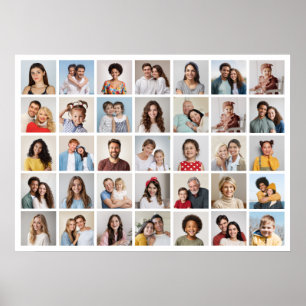 Erstellen Sie Ihre eigene 35-Foto Collage Poster