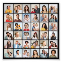 Erstellen Sie Ihre eigene 36 Foto Collage Foto Erw