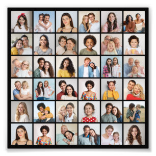 Erstellen Sie Ihre eigene 36 Foto Collage Foto Erw
