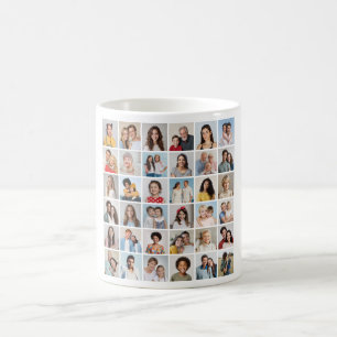 Erstellen Sie Ihre eigene 36 FotoCollage Kaffeetasse