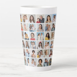 Erstellen Sie Ihre eigene 36 FotoCollage Milchtasse