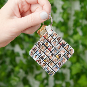 Erstellen Sie Ihre eigene 36 FotoCollage Schlüsselanhänger