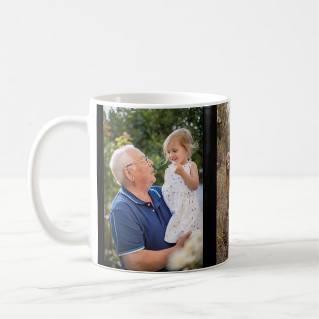 Erstellen Sie Ihre eigene 3 FotoCollage Kaffeetasse (Links)