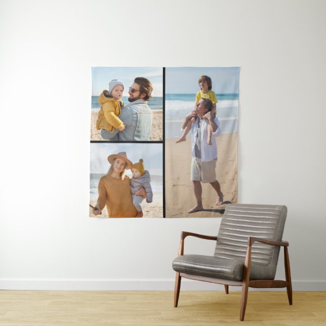 Erstellen Sie Ihre eigene 3 FotoCollage Wandteppich (Beispiel)
