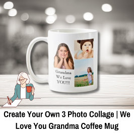 Erstellen Sie Ihre eigene 3 FotoCollage | Wir Lieb Kaffeetasse