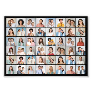 Erstellen Sie Ihre eigene 48 Foto Collage Foto Erw
