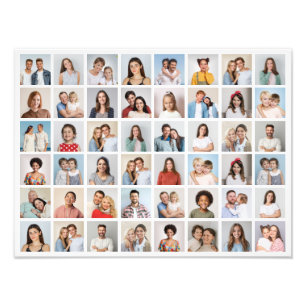 Erstellen Sie Ihre eigene 48-Foto-Collage-Fotoverg Fotodruck