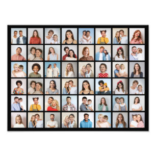 Erstellen Sie Ihre eigene 48-Foto-Collage-Fotoverg Fotodruck