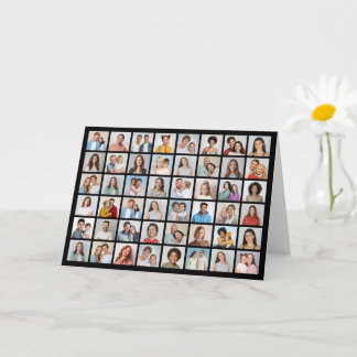 Erstellen Sie Ihre eigene 48-Foto-Collage-Grußkart Karte