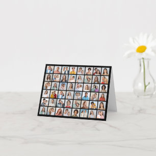 Erstellen Sie Ihre eigene 48-Foto-Collage-Grußkart Karte