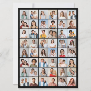 Erstellen Sie Ihre eigene 48-Foto-Collage Karte