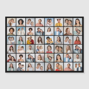 Erstellen Sie Ihre eigene 48 Foto Collage Magnetic Magnetkarte