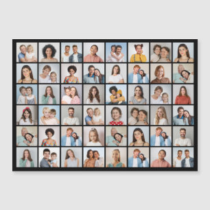 Erstellen Sie Ihre eigene 48 Foto Collage Magnetic Magnetkarte