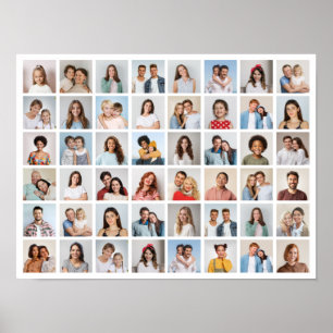 Erstellen Sie Ihre eigene 48-Foto-Collage Poster