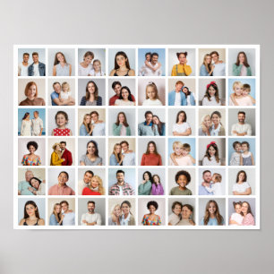 Erstellen Sie Ihre eigene 48-Foto-Collage Poster