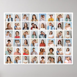 Erstellen Sie Ihre eigene 48-Foto-Collage Poster
