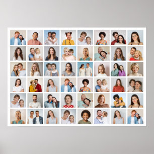 Erstellen Sie Ihre eigene 48-Foto-Collage Poster
