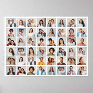 Erstellen Sie Ihre eigene 48-Foto-Collage Poster