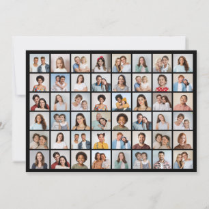 Erstellen Sie Ihre eigene 48 FotoCollage Mitteilungskarte