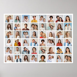 Erstellen Sie Ihre eigene 48 FotoCollage Poster