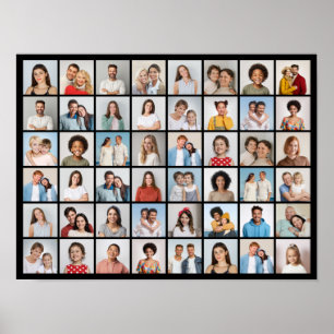 Erstellen Sie Ihre eigene 48 FotoCollage Poster