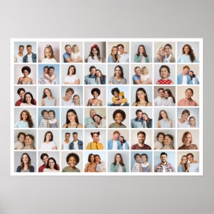 Erstellen Sie Ihre eigene 48 FotoCollage Poster
