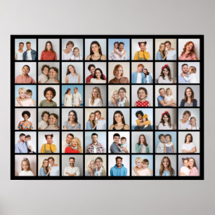 Erstellen Sie Ihre eigene 48 FotoCollage Poster
