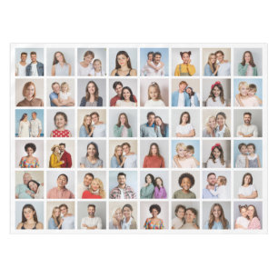 Erstellen Sie Ihre eigene 48 FotoCollage Tischdecke
