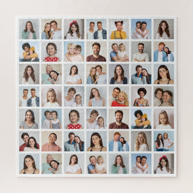 Erstellen Sie Ihre eigene 49-Foto-Collage (Vertikal)
