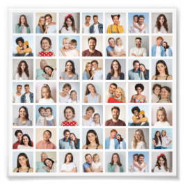 Erstellen Sie Ihre eigene 49-Foto-Collage-Fotoverg Fotodruck