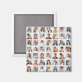 Erstellen Sie Ihre eigene 49-Foto-Collage Magnet