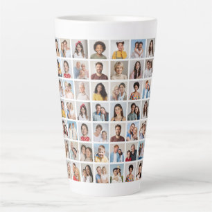 Erstellen Sie Ihre eigene 49-Foto-Collage Milchtasse