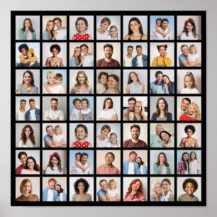Erstellen Sie Ihre eigene 49-Foto-Collage Poster