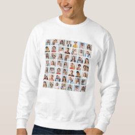 Erstellen Sie Ihre eigene 49-Foto-Collage Sweatshirt