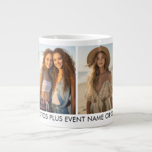Erstellen Sie Ihre eigene 4-Foto-Collage - modern, Jumbo-Tasse