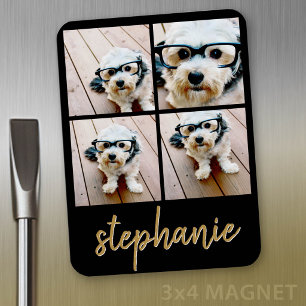 Erstellen Sie Ihre eigene 4-Foto-Collage - Skriptn Magnet