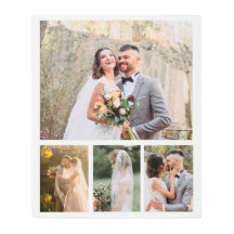 Erstellen Sie Ihre eigene 4-Foto-Hochzeitscollage