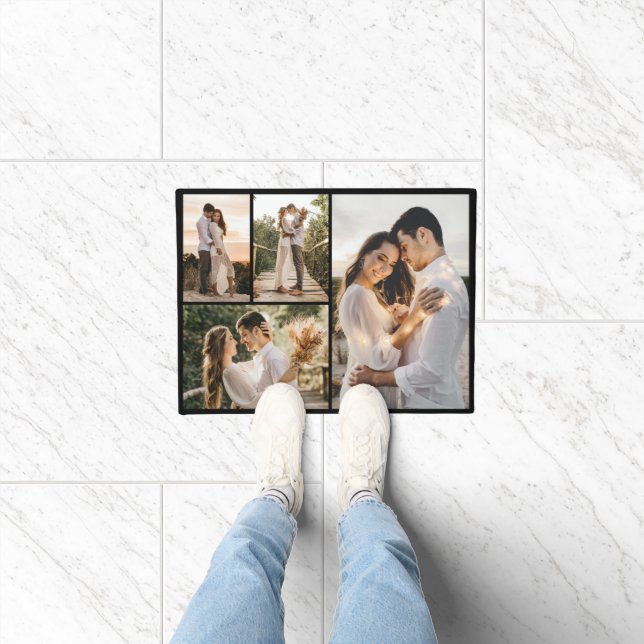Erstellen Sie Ihre eigene 4-FotoCollage Fußmatte (Indoor)