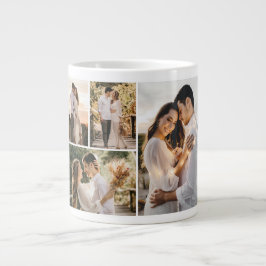 Erstellen Sie Ihre eigene 4-FotoCollage Jumbo-Tasse