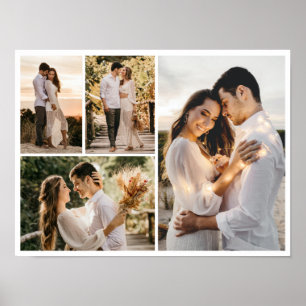 Erstellen Sie Ihre eigene 4-FotoCollage Poster