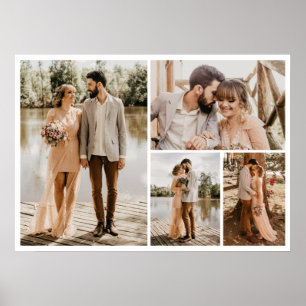 Erstellen Sie Ihre eigene 4-FotoCollage Poster