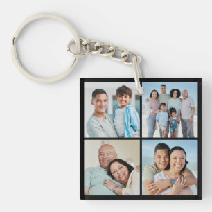 Erstellen Sie Ihre eigene 4-FotoCollage Schlüsselanhänger