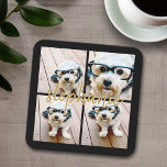 Erstellen Sie Ihre eigene 4 FotoCollage - Skriptna Rechteckiger Pappuntersetzer<br><div class="desc">Verwenden Sie bis zu vier quadratische oder selbstständige Fotos,  um ein einzigartiges und persönliches Geschenk zu kreieren. Oder man behalte den Hipster Welpe und macht einen trendigen Sake. Wenn Sie die Bilder anpassen müssen,  klicken Sie auf das Werkzeug anpassen,  um Änderungen vorzunehmen.</div>