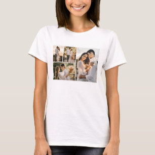 Erstellen Sie Ihre eigene 4-FotoCollage T-Shirt